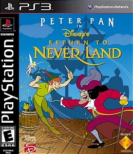 Disney Peter Pan Return to Never Land (Classico Ps1) Midia Digital Ps3
