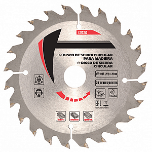 DISCO CIRCULAR WIDEA 185 (7.1/4") x 20 MM x 24 DENTES //MTX