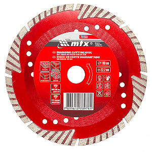 DISCO DE CORTE DIAMANTADO SEGMENTADO 180 X 22,2 MM