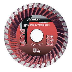 DISCO DE CORTE DIAMANTADO TURBO 115 X 22,2 MM