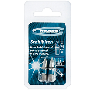 CONJUNTO DE BITS 1/4 PH2 25MM 2pçs- FC11351