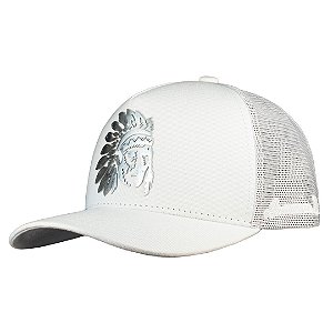 Boné Redman WHITE FOIL SILVER - RED 1417