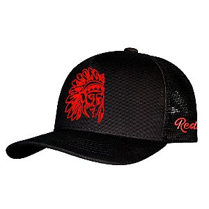 Boné Rm fine red strokes - RED 1492