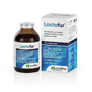 LACTOFUR 100 ml - Ceftiofur Longa Ação 10% (CX 12 FR)