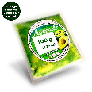 Polpa de Avocado Jaguacy congelada 100g