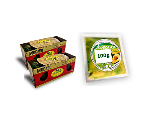 Kit Avocado Jaguacy pré-maduro com polpa