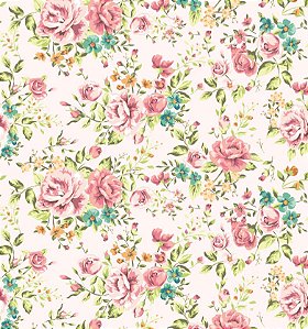 Papel de Parede Floral Romântico