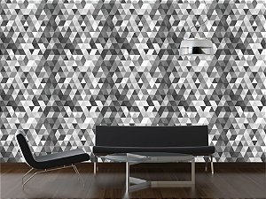 Papel de Parede Triangles Black