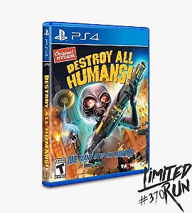 Destroy All Humans! Ps4 Midia Fisica Limited Run