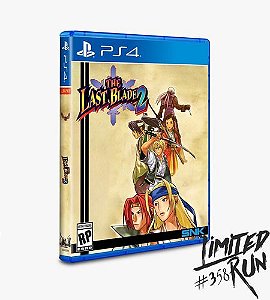 The Last Blade 2 Ps4 Limited Run Midia Fisica