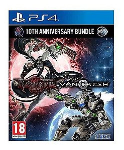 Bayonetta Vanquish 10th Anniversary Ps4 Mídia Física 2 Jogos