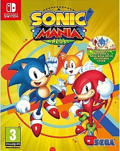 Sonic Mania Plus Edição De Lançamento Switch