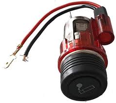 ACENDEDOR CIGARRO  AUTOMOTIVO UNIVERSAL 12V VERMELHO
