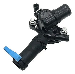 CARCACA DA VALVULA TERMOSTATICA TRASEIRA GM S10 2.5 FLEX 2013 / 2024 - 25201459 / 12656445
