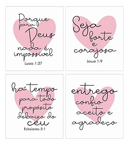 Mini Cartão Mensagens Bíblicas Motivacional Bíblia