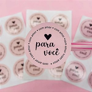 Adesivos Etiqueta Papelaria Personalizados Para Você Rosa