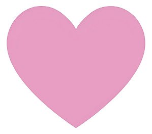 Etiqueta Coração Adesiva 3x2,5cm Lacre De Embalagem Rosa Rosa-chiclete