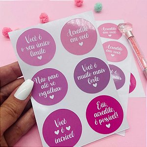 Adesivos Agradecimento Ao Cliente Frases Motivacionais - Rose