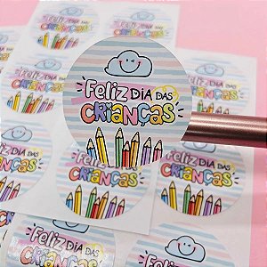 Adesivos Lacre Feliz Dia Das Crianças
