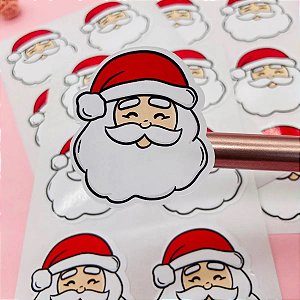 Adesivos Papai Noel Feliz Natal