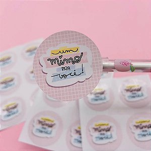 Adesivo Lacre Para Embalagem Rótulo Etiqueta Mimo Fofo