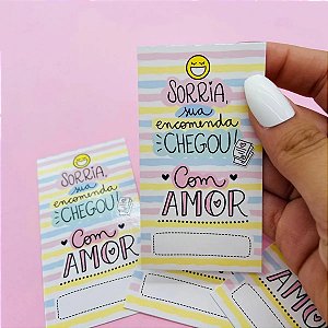 Cartões De Agradecimento Ao Cliente Sorria