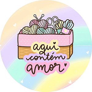 Adesivos Aqui Contém Amor