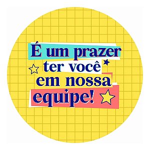 Adesivos Dia Do Trabalhador 1 De Maio É Um Prazer Ter Você Em Nossa Equipe