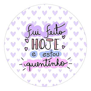 Adesivos Para Salgados Ou Confeitaria Fui Feito Hoje