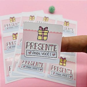 Adesivos Para Embalagem Presente Para Você