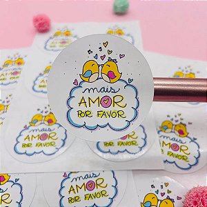 Adesivos Mais Amor Por Favor