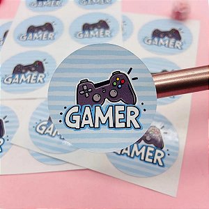 Adesivos Lacre Jogadores Gamer