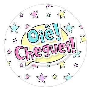 Adesivo Agradecimento Cliente Frases Oie Cheguei!