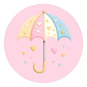 Adesivo Chuva De Amor Menina Chuva De Bençãos