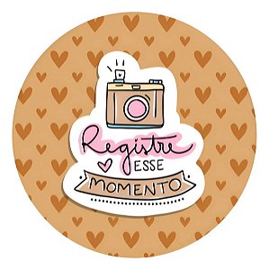 Adesivo Para Embalagem Registre Esse Momento
