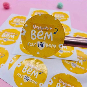 Adesivo Agradecimento Cliente Frases Desejar O Bem