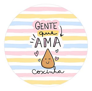 Adesivos Etiqueta Gente Que Ama Coxinha