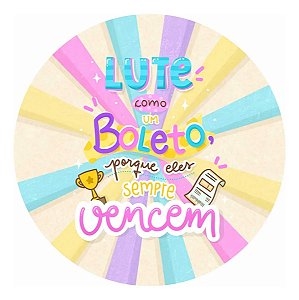 Adesivo Lute Como Um Boleto