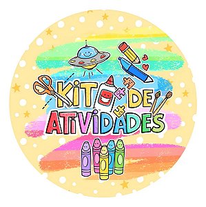 Adesivo Kit De Atividades