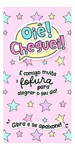 Adesivo Oie Cheguei Lacre