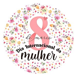 Adesivo Dia 8 De Março - Dia Das Mulheres