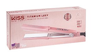 Prancha de cabelo Kiss Titanium Luxy