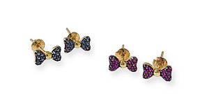 Brinco Colorful de Laço em ouro 18k