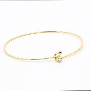 Pulseira Bracelete Cris em ouro 18k