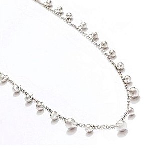 Colar Esfera em ouro 18k