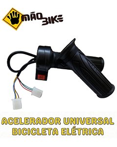 Acelerador Universal Bicicleta Elétrica 12V/24V/36V/48V