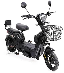 Bicicleta Elétrica Eco 350 Smart Ecobikes 350w 48v 12ah Preta
