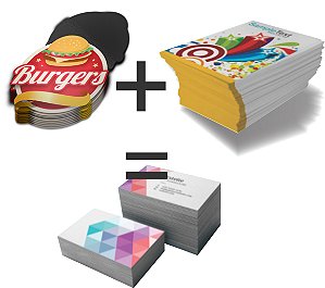 Promoção!!! 1000 Imãs + 2500 Panfletos = 1000 Cartões de Visita