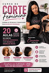 CURSO DE CORTE FEMININO PRESENCIAL