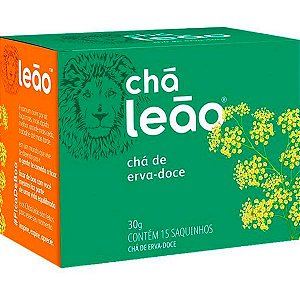 Chá de erva doce leão fuze caixa com 15 sachês 20g